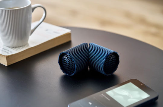 Lexon Design Ray TWS Bluetooth Speaker with Battery Life up to 6 hours Blue