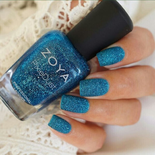 Zoya Pixiedust Lac de Unghii de Lungă Durată Uscare rapidă Albastru 15ml