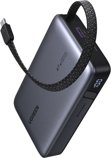 Ugreen PB550 Power Bank 20000mAh 67W με Θύρα USB-A και Θύρα USB-C Power Delivery Γκρι