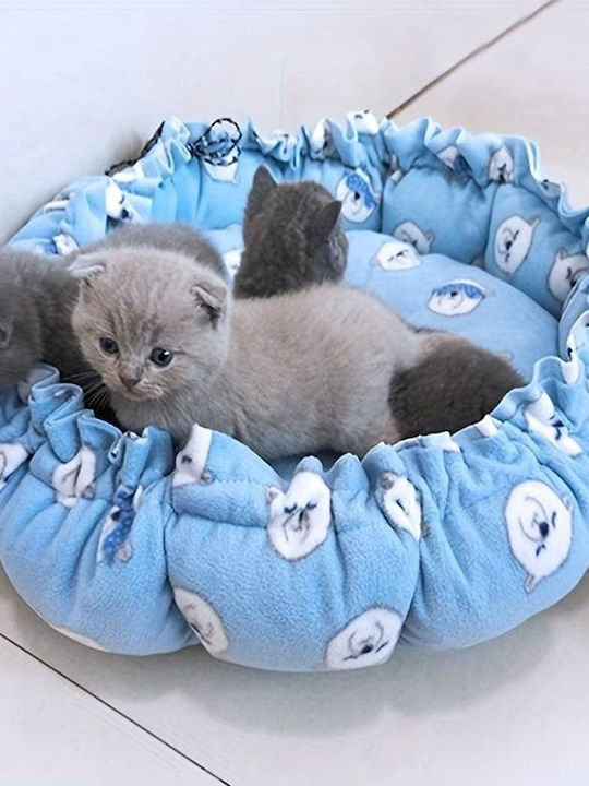 Katzen Hundebett Nest Lila 50cm.