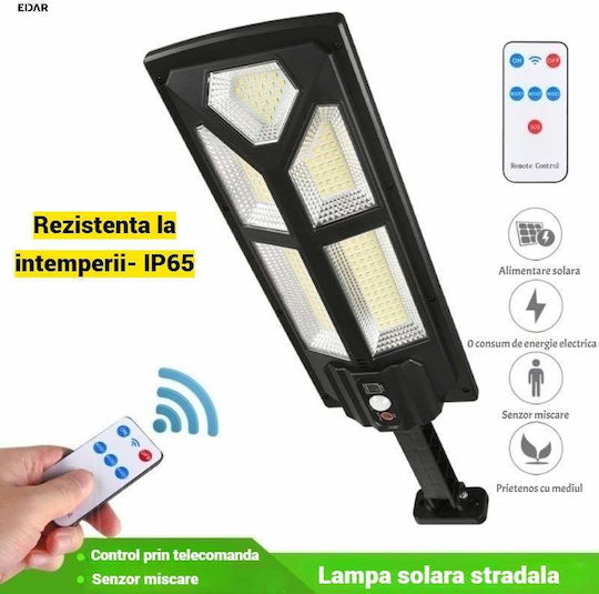 Lampă Solară Stradală cu Fotocelulă și Telecomandă IP65