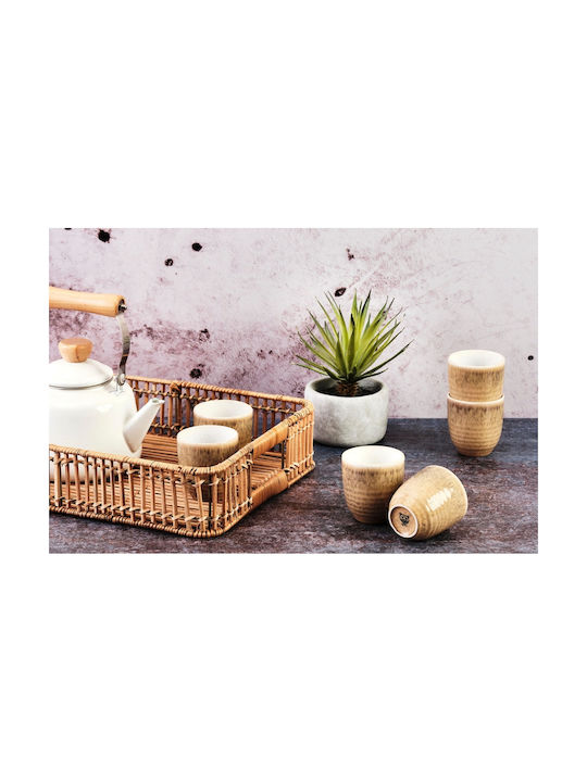 Björn Cană Ceramică Bej 150ml 6buc