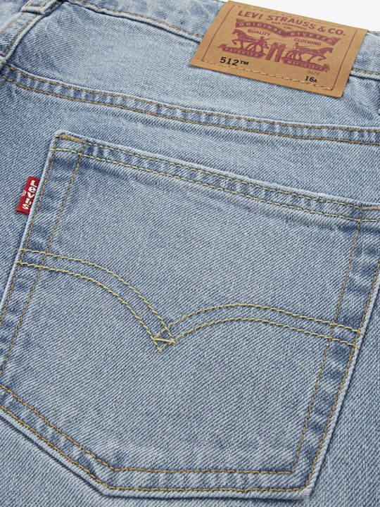 Kids' Denim Pants Light Blue Taper 512