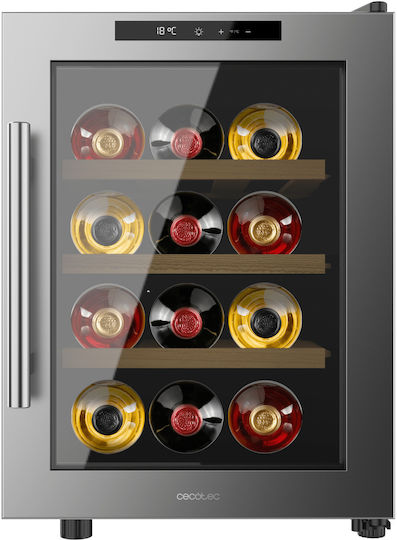 Cecotec Bolero GrandSommelier 1255 CoolWood Συντηρητής Κρασιών 12 Φιαλών