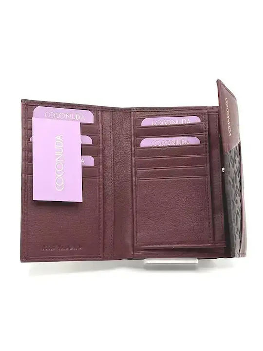 Small Leather Women's Wallet Classic Burgundy