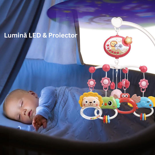 Mobile für Kinderbett mit Musik und Projektor für 0++ Monate