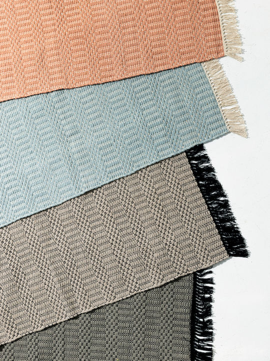 Palamaiki Trini Rug Rectangular Cotton Salmon