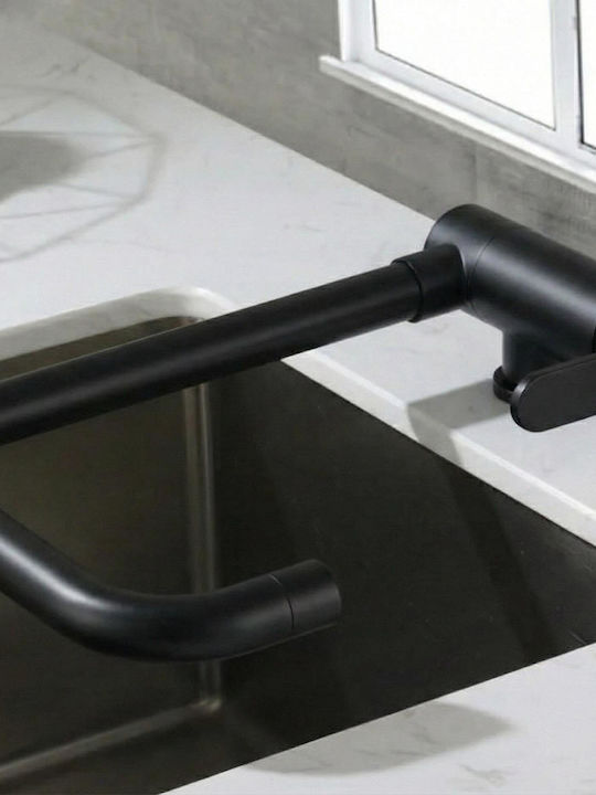 Bonken U-Shaped Kitchen Faucet Counter Black