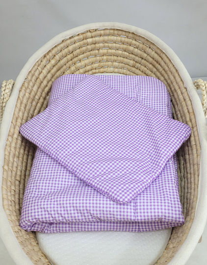 Newborn Σετ Λίκνου Purple 2τμχ