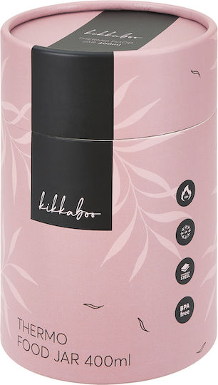 Kikka Boo Flora Blush Βρεφικό Θερμός Φαγητού Ανοξείδωτο 400ml