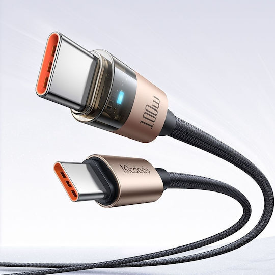 Mcdodo USB 2.0 Kabel USB-C männlich - USB-C 100W Gold 1.2m