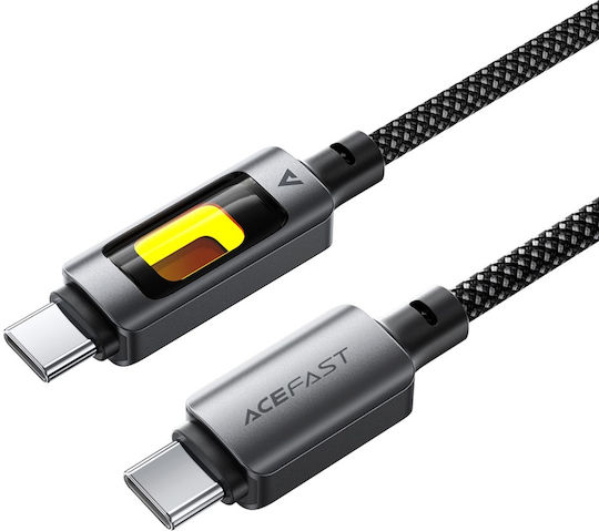 Acefast USB 2.0 Kabel USB-C männlich - USB-C 60W Schwarz 1.2m