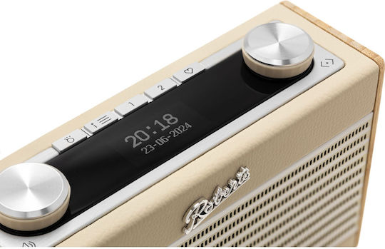 Roberts Rambler Uno Επιτραπέζιο Ραδιόφωνο Ρεύματος DAB+ με Bluetooth Pastel Cream