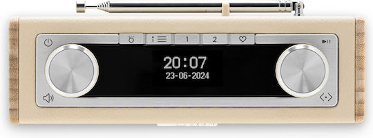 Roberts Rambler Uno Επιτραπέζιο Ραδιόφωνο Ρεύματος DAB+ με Bluetooth Pastel Cream