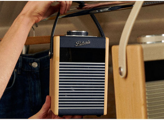 Roberts Rambler Midi Φορητό Ραδιόφωνο Επαναφορτιζόμενο DAB+ με Bluetooth Navy Blue
