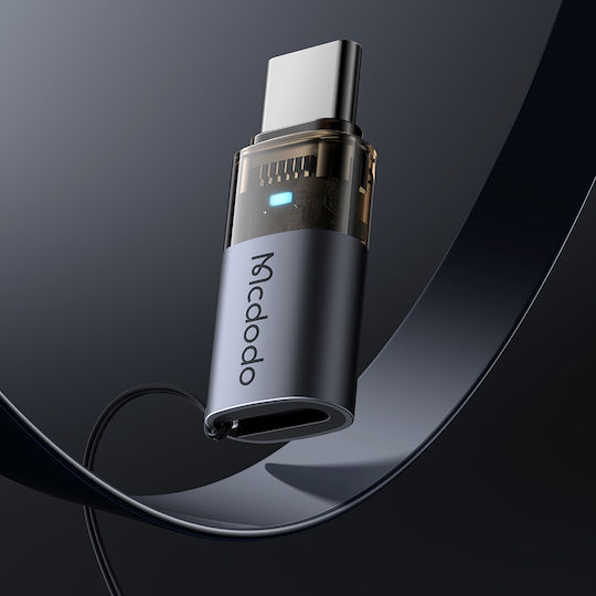 Mcdodo Μετατροπέας Lightning female σε USB-C male Μπλε 1τμχ OT-7610