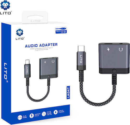 Lito Converter USB-C / 3.5mm male to 3.5mm female 1pcs