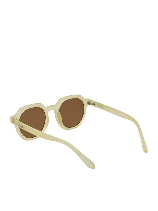 Cairn Sunglasses Beige with Acetate Frame & Brown Lens Cairn Sunglasses Beige with Acetate Frame & Brown Lens