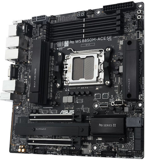 Asus Pro Ws B850M-Ace Se Motherboard ATX with AMD AM5 Socket