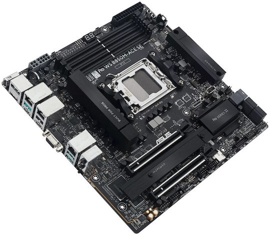 Asus Pro Ws B850M-Ace Se Motherboard ATX with AMD AM5 Socket