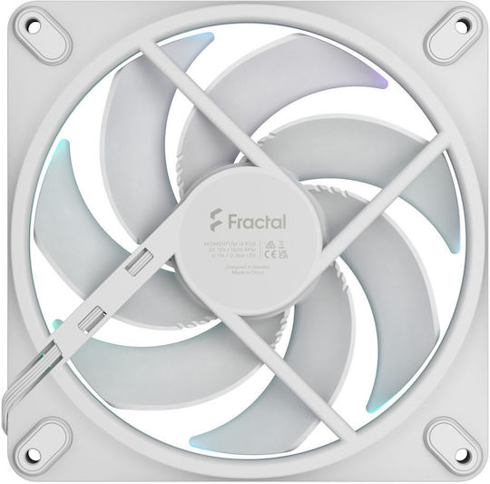 Fractal Design Momentum 14 Case Fan 140mm With RGB Lighting White
