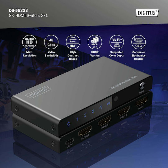 Digitus HDMI Switch DS-55333
