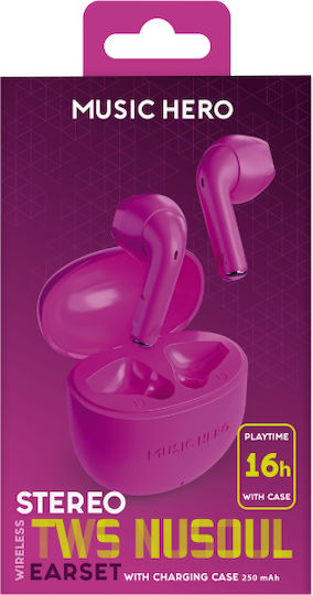 SBS Music Hero In-ear Bluetooth Handsfree Earphones Purple