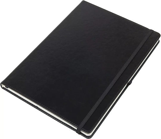 Elefant Notebook A4 Square Black