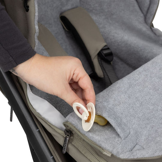 Joolz Universal Stroller Footmuff Waterproof Brown With Fleece Lining 95x40cm