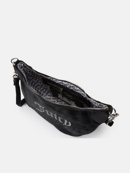 Γυναικεία Hobo Τσάντα Suede Μαύρη