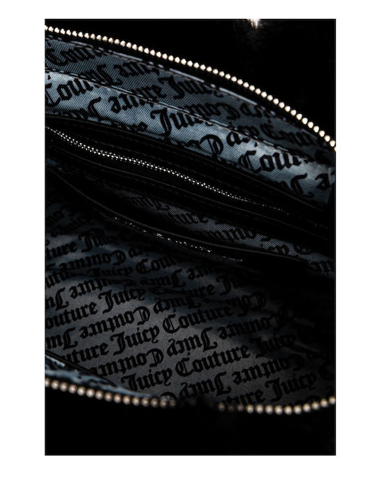 Günstige Damen Shopper Tasche aus Kunstleder Schwarz
