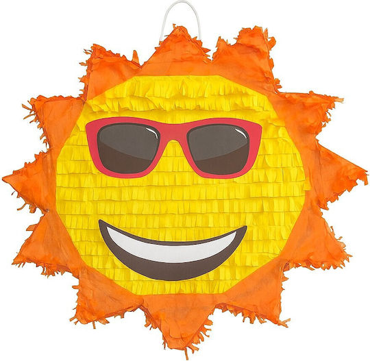 Ochelari De Soare Pinata Petrecere Flippy Din Hârtie Creponată Carton Pinata Petrecere 40 X 40 X 7 Cm Galben Roșu