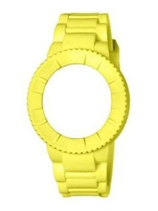 WATX & CO Λουράκι Ρολογιού Κίτρινο 38mm
