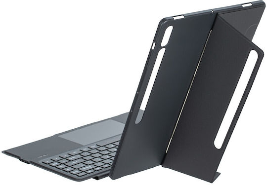 Bluetooth Flip Cover με Πληκτρολόγιο Μαύρη (Samsung Galaxy Tab S8 Ultra, S9 Ultra, S10 Ultra)