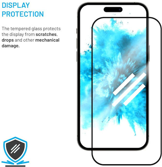 Fixed 2.5D Displayschutzfolie Schwarz (Galaxy A17)