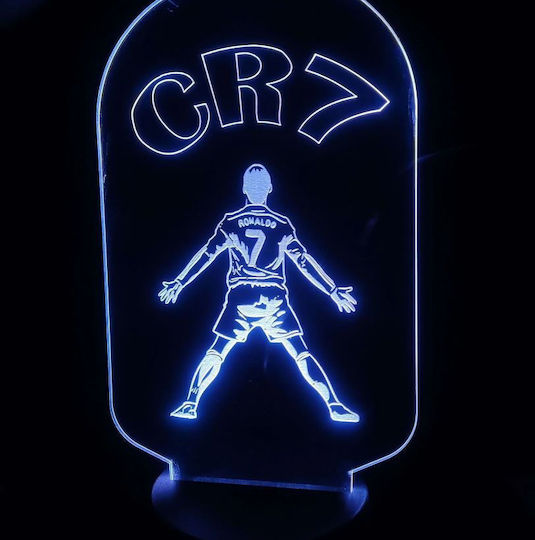 Led Kids Decorative Lamp with Color Changes Black 22x12cm