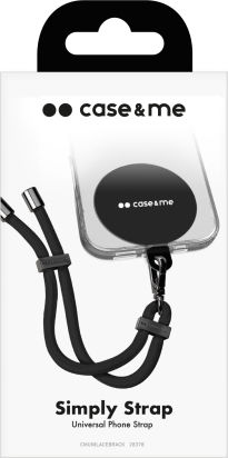 Sbs Case Me Neck Strap Lanyard Patch Smartphones Black