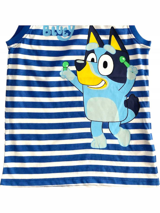 Bluey Maiou pentru copii Fără mâneci Blue