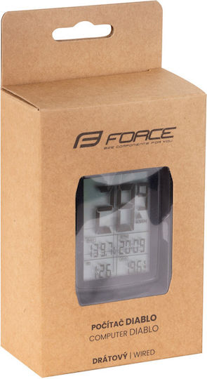 Force Waterproof Wired Bike Counter