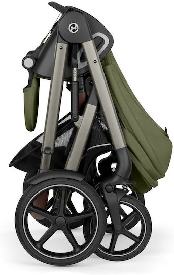 Cybex Talos S Lux Adjustable Baby Stroller Suitable for Newborn Moss Green / Taupe Frame 14.2kg
