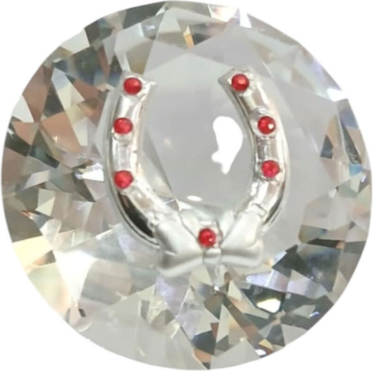 Kalliopi Silver Гоури Заключване на скоба Бял 8x8см 1бр