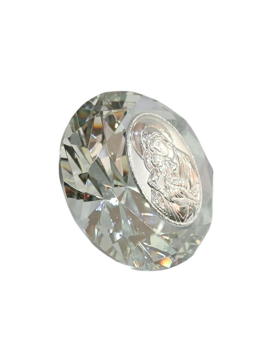 Kalliopi Silver Amulet Alb 10x10cm 1buc