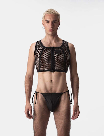 Barcode Berlin Sexy Ανδρικό Top Μαύρο