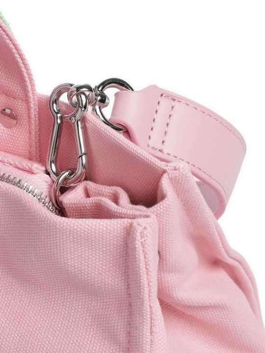 Υφασμάτινη Γυναικεία Shopper Τσάντα Ροζ