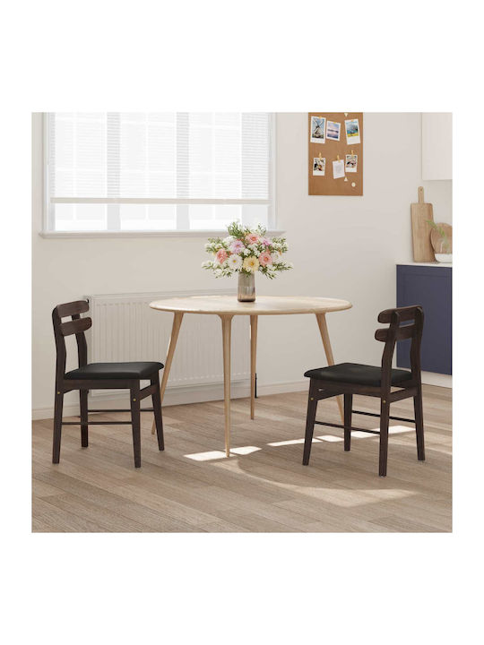 Столички Трапезария Light Brown, Black 2бр 43.5x48.5x77.5бр