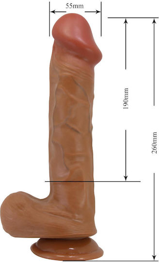 Baile Dildo Buraq Realistisches Dildo mit Hoden und Saugnapf