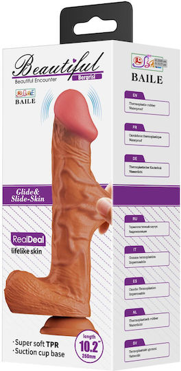 Baile Dildo Buraq Realistisches Dildo mit Hoden und Saugnapf
