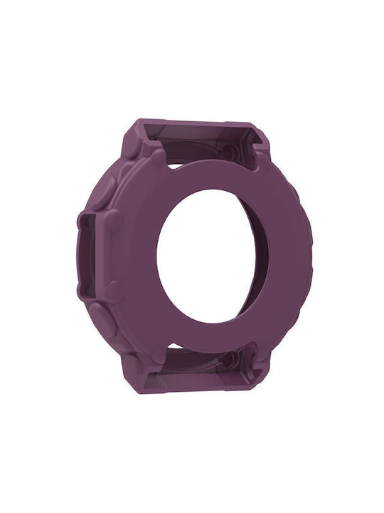 Θήκη Σιλικόνης σε Μωβ χρώμα για Amazfit T-Rex 2 Θήκη Σιλικόνης σε Μωβ χρώμα για Amazfit T-Rex 2