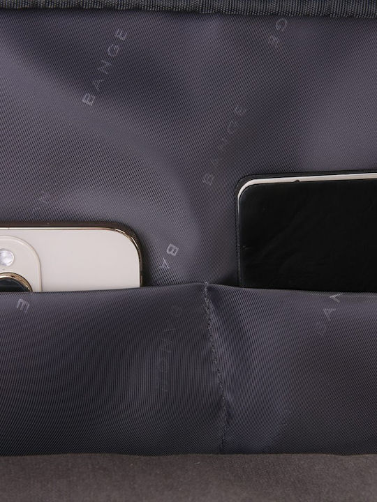 Bange Αδιάβροχη Τσάντα Πλάτης για Laptop 15.6" σε Μαύρο χρώμα 8119