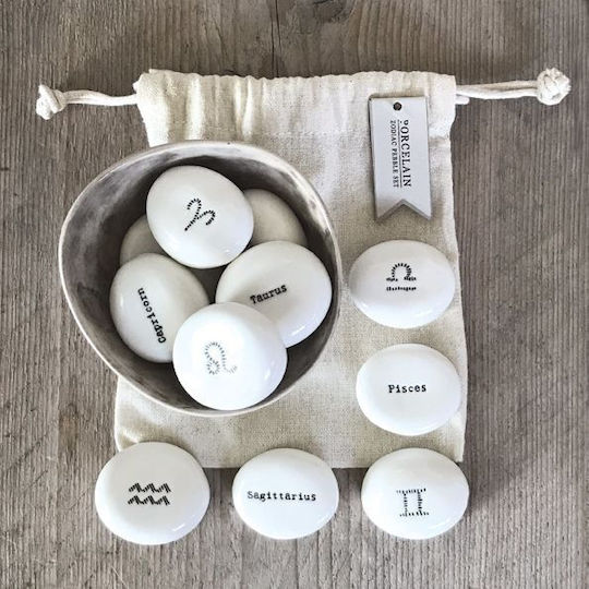 Set 12 Bucăți Pietre Zodiacale